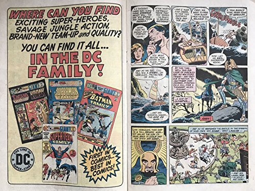 Vintage 1975 DC Comics Hercules Unbound - First Sensational Issue No. 1 November 1975 - Ex Shop Stock