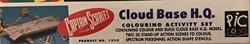 Captain Scarlet Cloud Base H.Q. Colouring Activity Set …