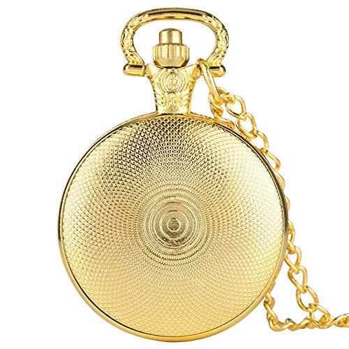Marvel Spiderman In Web Gold Novelty Pocket Watch/Necklace On 80cm Chain Quartz Watch …