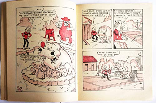 Vintage 1984 The Dandy Comic Library No. 24 - Harry And His Hippo In Slimming Gala By D C Thomson & Co