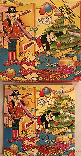 Vintage 1979 The Dandy 30 Piece Fully Interlocking Jigsaw Puzzle Desperate Dans Family Christmas 100% Complete In The Original Box - Ultra Rare …