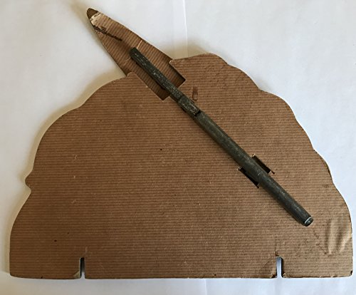 Vintage 1960's Cardboard Spring Loaded Missile Rocket Launcher - Fully Working …