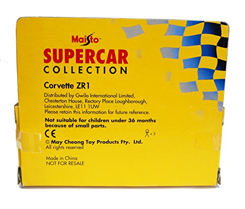 Maisto Supercar Collection 1:39 Scale Corvette ZR1 Car With Pull Back Action …