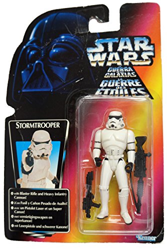 Vintage 1995 Star Wars The The Power Of The Force Red Card Stormtrooper Action Figure - Brand New Factory Sealed Shop Stock Room Find