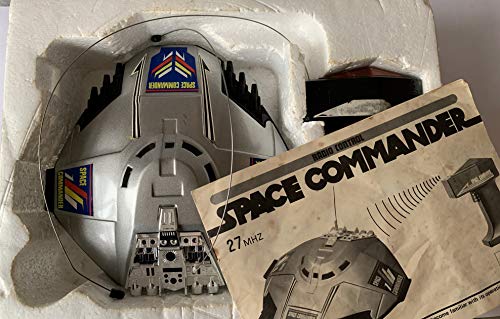 Space Commander Vintage Hales / Bandai 1980's Radio Remote Control Vehicle - Complete In The Original Box …