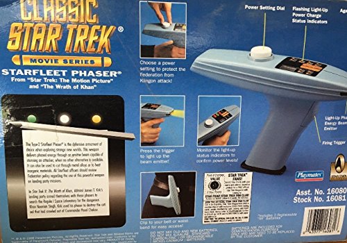 Vintage 1996 Playmates Star The Original Series Trek Classic Movie Series Starfleet Phaser - Shop Stock Room Find