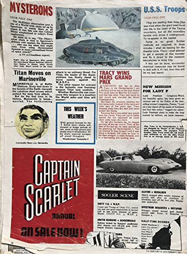 Vintage Ultra Rare Series 1 TV21 Comic Magazine Universe Edition Issue No. 150 2nd December 2067 ( 1967 ) …