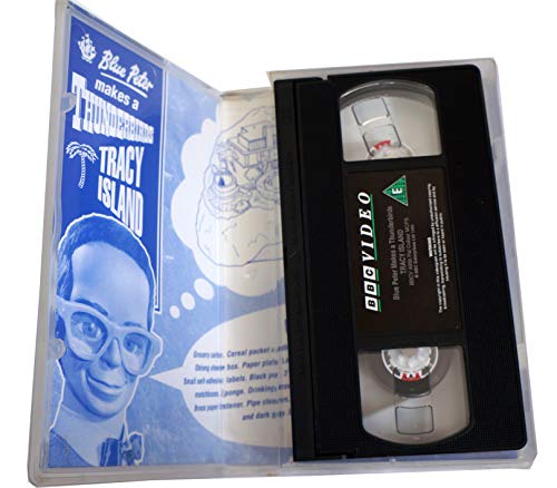Vintage 1993 Blue Peter Makes A Thunderbirds Tracy Island VHS Video Cassette