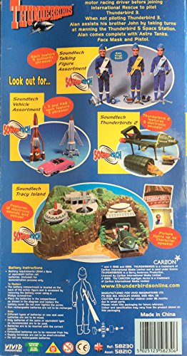 Vintage Vivids 1999 Gerry Andersons Thunderbirds Electronic Alan Tracy 12" Soundtech Talking Action Figure - Shop Stock Room Find