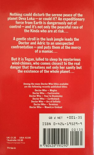 Vintage Target Books 1983 Doctor Dr Who Kinda Paperback Novel First Impression By Terrance Dicks
