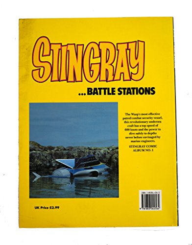 Vintage Gerry Andersons Stingray - Battle Stations Comic Album No. 1 - Brand New Shop Stock Room Find