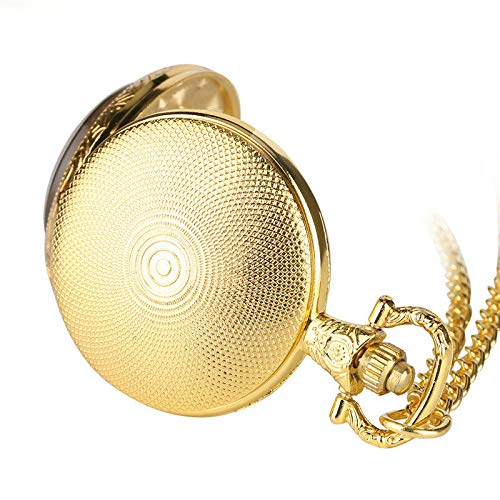 Marvel Spiderman In Web Gold Novelty Pocket Watch/Necklace On 80cm Chain Quartz Watch …