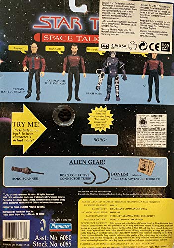 Vintage 1995 Star Trek The Next Generation Space Talk Series The Borg Talking Action Figure