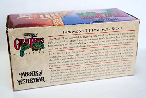 Models of Yesteryear Y-21/4; 1930 Ford Model TT Van; Beck's Beer …