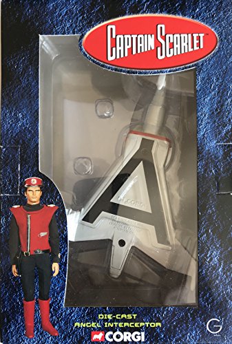 Vintage 2006 Gerry Andersons Captain Scarlet Corgi Diecast Angel Interceptor Die-cast Replica Model Air Craft - Brand New Shop Stock Room Find