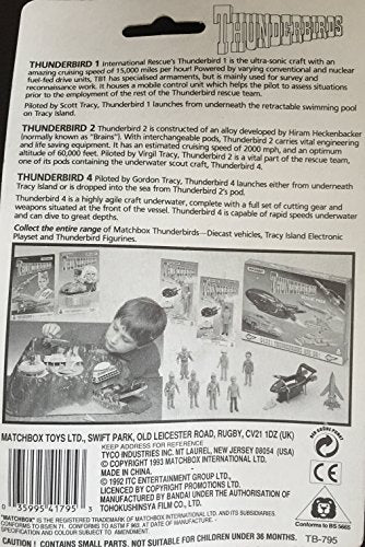 Vintage 1992 Gerry Andersons Thunderbirds Thunderbird 4 Pull Back Action Vehicle - Brand New Factory Sealed Shop Stock Room Find