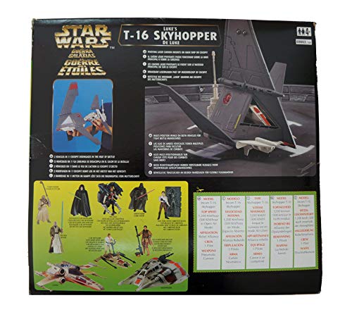 Vintage 1996 Star Wars Power Of The Force Luke Skywalkers T-16 Skyhopper Deluxe Space Vehicle Replica