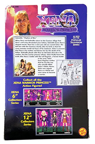 Vintage 1998 Xena Warrior Princess Gabrielle Orphan Of War With Spinning Staff Attack Action Figure - Brand New Factory Sealed Shop Stock Room Find