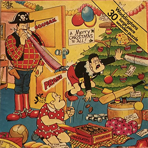Vintage 1979 The Dandy 30 Piece Fully Interlocking Jigsaw Puzzle Desperate Dans Family Christmas 100% Complete In The Original Box - Ultra Rare …