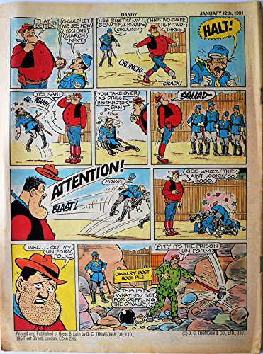 Vintage Rare The Dandy Weekly Comic Magazine No. 2564 Boys And Girls Comic Every Tuesday 12th January 1991 By D C Thomson & Co …
