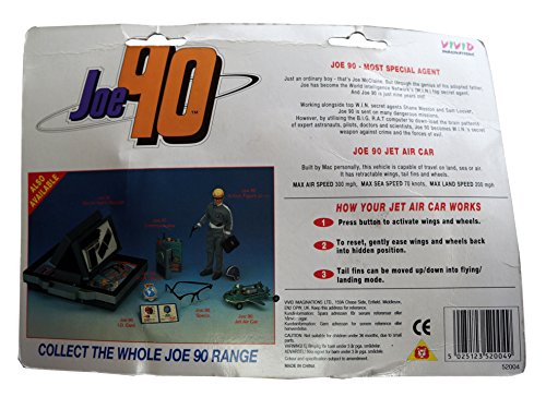 Vintage 1994 Gerry Andersons Joe 90 Joes Jet Air Car Die-cast Replica Model Vehicle - Shop Stock Room Find