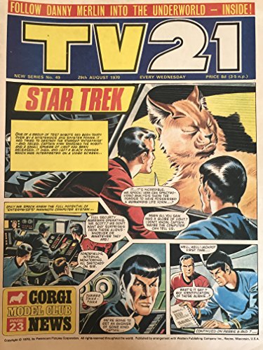 Vintage Ultra Rare TV21 Comic Magazine Issue No. 49 29th August 1970 …