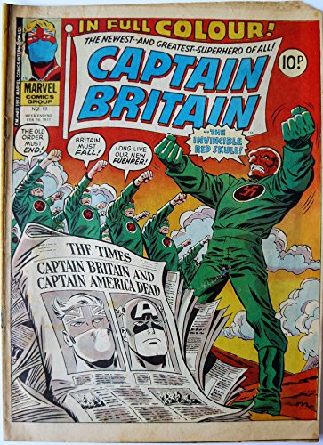 Vintage Marvel Comics Group Captain Britain Comic Issue No. 19 February 16th 1977 - Ex Shop Stock.