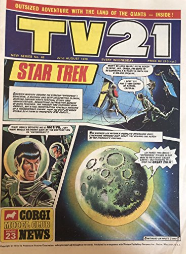 Vintage Ultra Rare TV21 Comic Magazine Issue No. 48 22nd August 1970 …