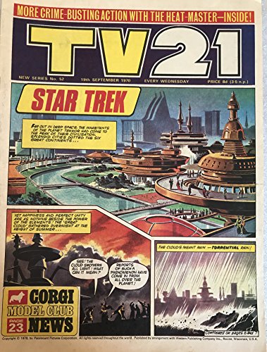Vintage Ultra Rare TV21 Comic Magazine Issue No. 52 19th September 1970 …