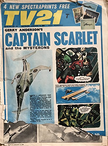 Vintage Ultra Rare Series 1 TV21 Comic Magazine Blue Edition Issue No. 156 13th January 2068 ( 1968 ) …
