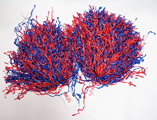 Vintage 1995 Minnie Mouse Cheer - Pom Poms - Cheer Leader Girls Dancers Set Of Two Blue And Red Fantastic Condition …