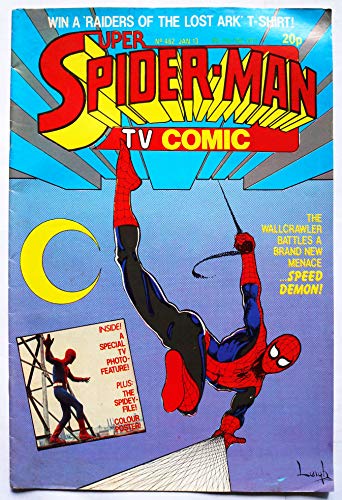 Vintage Marvel Comics 1982 Super Spider-Man TV Comic Issue No. 462 January 13th 1979 - Ex Shop Stock …