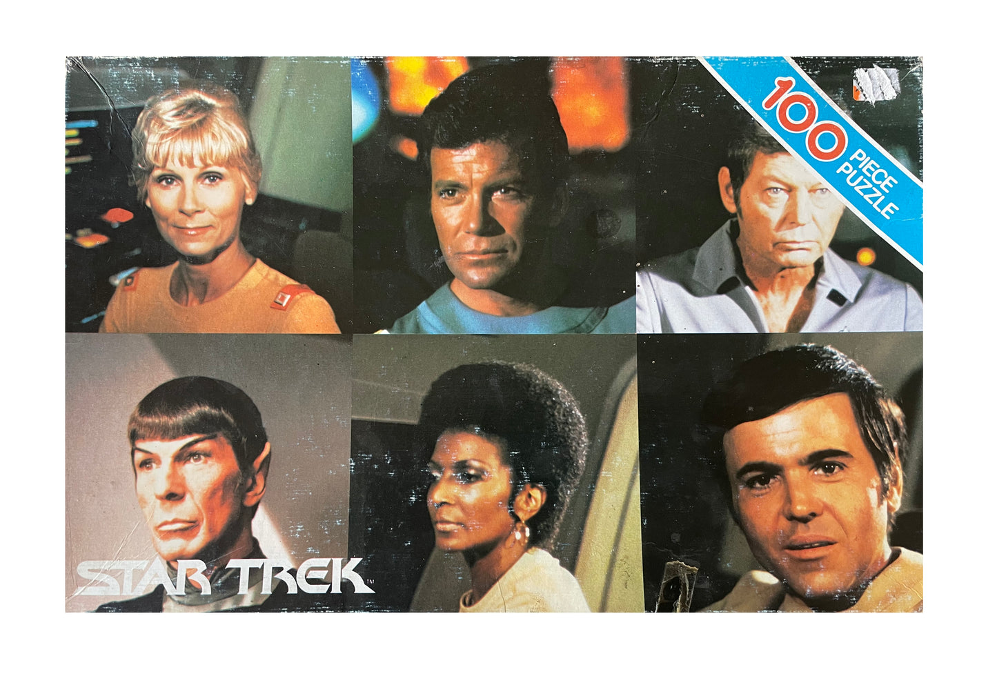 Vintage 1979 Star Trek The Motion Picture USS Enterprise NCC-1701 Bridge Crew 100 Piece Fully Interlocking Jigsaw Puzzle - In The Original Box