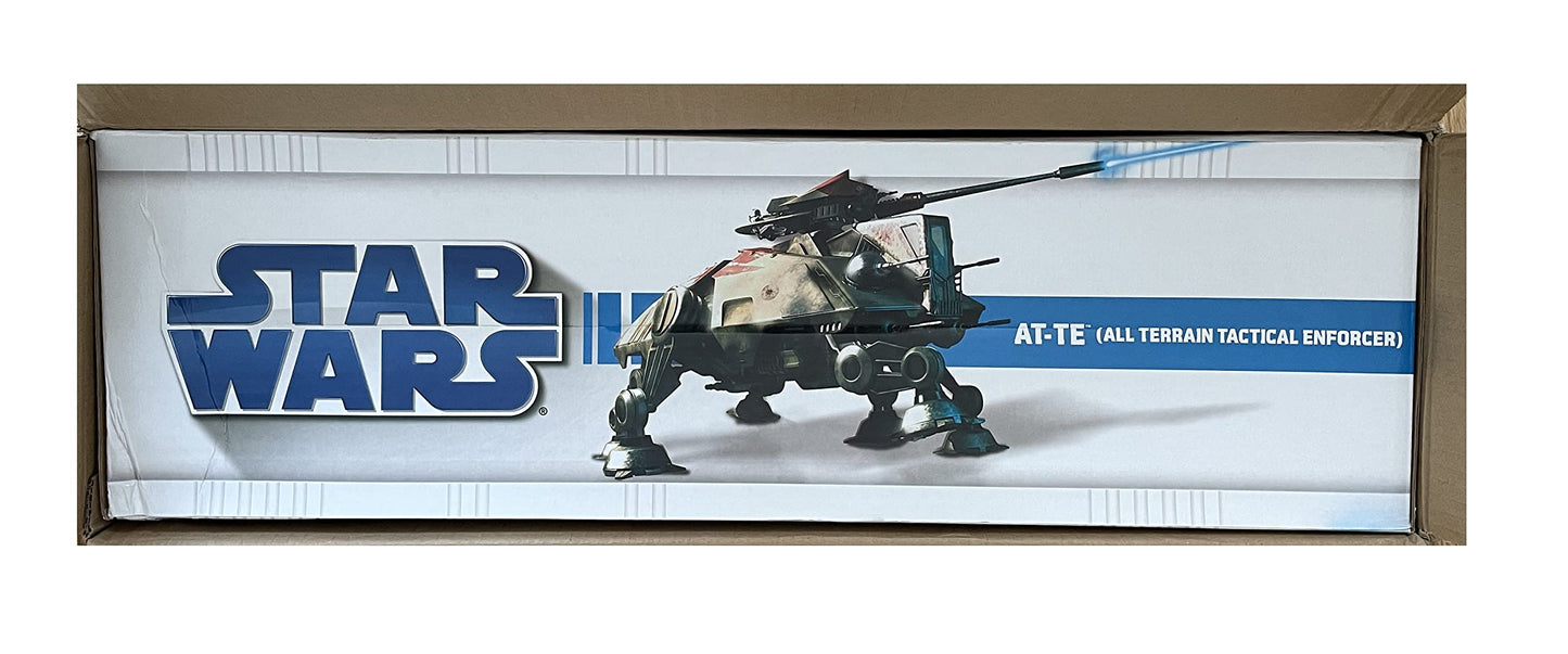 Vintage Star Wars 2008 The Clone Wars AT-TE - All Terrain Tactical Enforcer Vehicle - Brand New Factory Sealed Shop Stock Room Find
