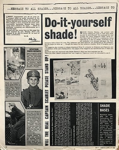 Vintage Ultra Rare Series 1 TV21 Comic Magazine Black Edition Issue No. 172 4th May 2068 (1968) …