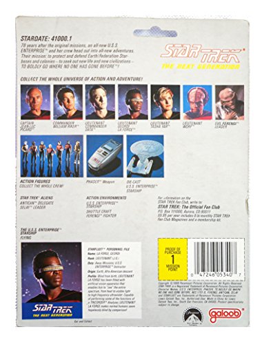 Star Trek The Next Generation – Lieutenant Geordi La Forge by Galoob …