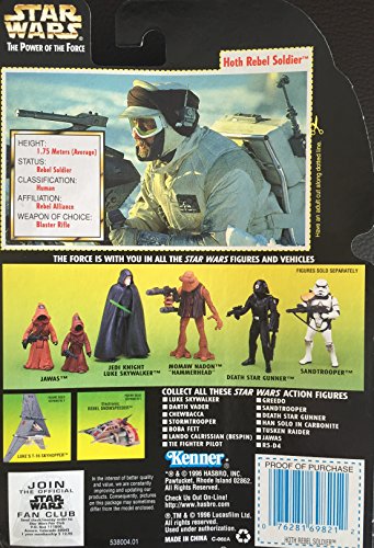 STAR WARS POWER OF THE FORCE 2 US HOLO GREEN CARD HOTH REBEL SOLDIER WITH SURVIVAL BACKPACK AND BLASTER RIFLE …