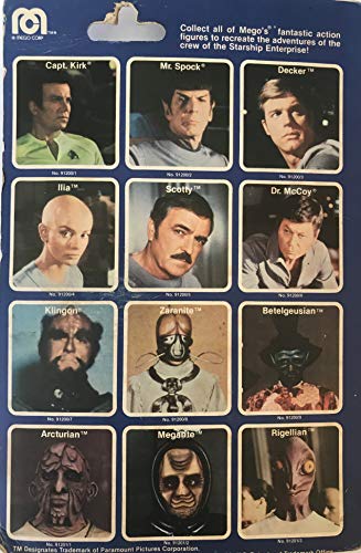 Vintage 1979 Star Trek Mego 3.75" IIia Fully Poseable Action Figure …