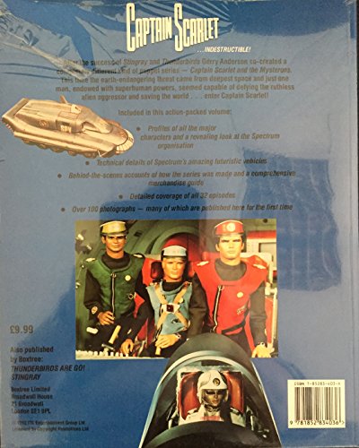 Vintage 1993 Gerry Andersons Captain Scarlet & The Mysterons Book - Brand New Factory Sealed Shop Stock Room Find