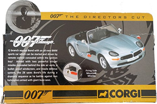 Vintage Corgi 2006 James Bond 007 Directors Cut - The World Is Not Enough - BMW Z8 1:36 Scale Die-Cast Car Vehicle Model Number CC05004 - Brand New Shop Stock Room Find