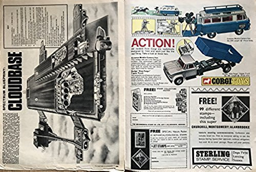 Vintage Ultra Rare Series 1 TV21 Comic Magazine Orange Edition Issue No. 158 27th January 2068 (1968) …
