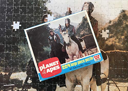 Planet of the Apes Vintage 1974 Whitman 224 Piece Large Jigsaw Puzzle Number 7512 General Urko And Gorilla Soldier In The Original Box …