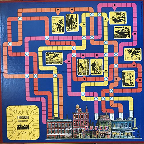 Vintage Ideal Toys Company 1965 Napoleon Solo The Man From U.N.C.L.E - Board Game Based On The TV Series The Man From Uncle - Very Good Condition In The Original Box