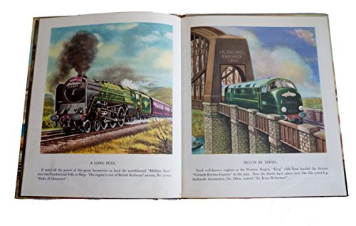 Vintage 1960 My Picture Book Of Diesel And Steam Trains