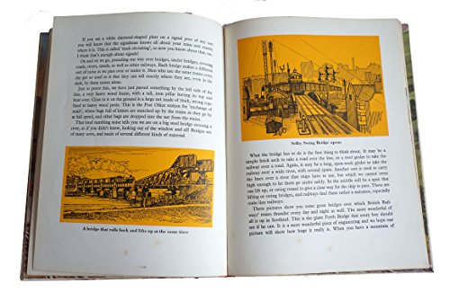 Vintage 1958 The Ian Allan Book Of Trains Hardback Book