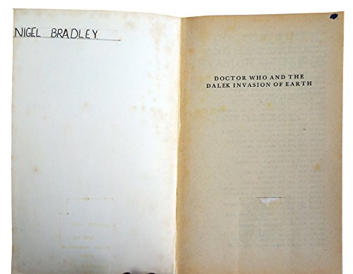 Doctor Who And The Dalek Invasion Of Earth Target Paperback Novel Third Impression 1980 By Terrance Dicks