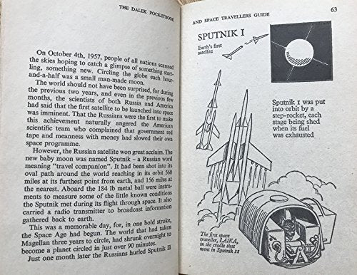 Vintage 1965 The Dalek Pocketbook And Space Travellers Guide Paperback Book
