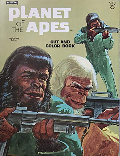 Vintage 1974 Planet Of The Apes Cut And Colour Activity Book Authorized Edition Mint Condition Shop Stock Room Find …