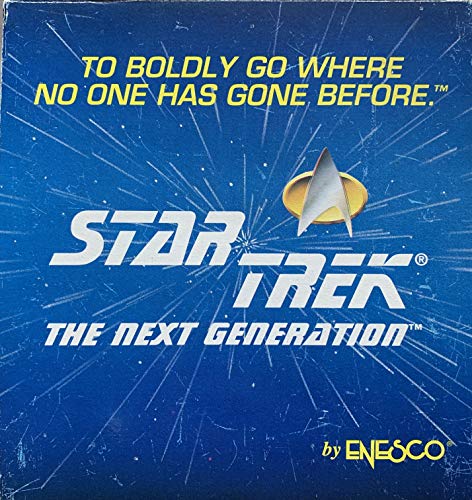 Vintage Enesco 1993 Star Trek The Next Generation USS Enterprise NCC-1701D Figurine On Stand