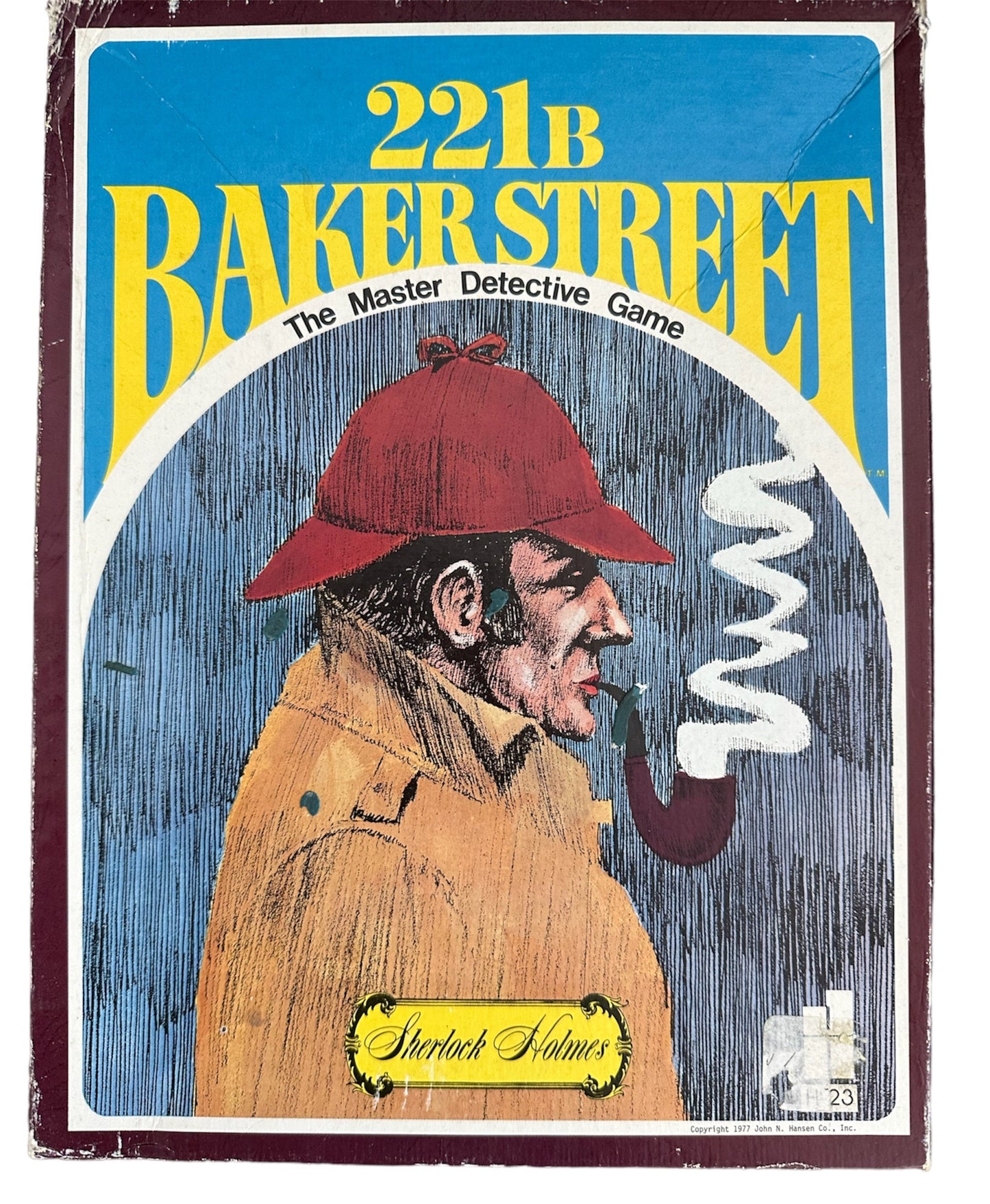 Vintage 1978 221 B Baker Street - Sherlock Holmes The Master Detective Game - Fantastic Condition Complete And In The Original Box